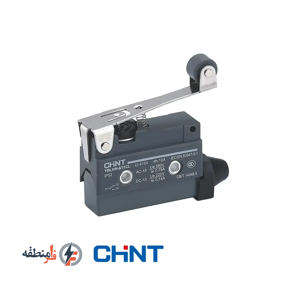 میکروسوئیچ قابدار قرقره‌ای دسته بلند چینت